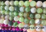 LSBS551 15 inches 16mm faceted round agate gemstone beads wholesale LSBS551 15 inches 16mm faceted round agate gemstone beads wholesale