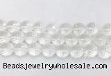 LSBS69 15 inches 16mm faceted round white crystal beads wholesale LSBS69 15 inches 16mm faceted round white crystal beads wholesale