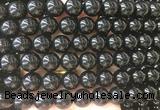 LSBS706 15 inches 14mm round black agate gemstone beads wholesale LSBS706 15 inches 14mm round black agate gemstone beads wholesale