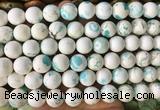 LSBS734 15 inches 14mm round howlite turquoise gemstone beads wholesale LSBS734 15 inches 14mm round howlite turquoise gemstone beads wholesale