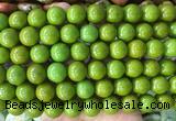 LSBS736 15 inches 14mm round howlite turquoise gemstone beads wholesale LSBS736 15 inches 14mm round howlite turquoise gemstone beads wholesale