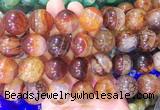 LSBS75 15 inches 18mm round coffee dragon veins agate beads wholesale LSBS75 15 inches 18mm round coffee dragon veins agate beads wholesale