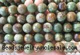 LSBS85 15 inches 16mm faceted round green opal beads wholesale LSBS85 15 inches 16mm faceted round green opal beads wholesale
