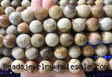 LSBS87 15 inches 16mm faceted round wooden jasper beads wholesale LSBS87 15 inches 16mm faceted round wooden jasper beads wholesale