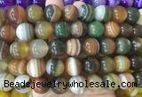 LSBS895 15 inches 16mm round banded agate gemstone beads wholesale LSBS895 15 inches 16mm round banded agate gemstone beads wholesale