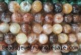 LSBS907 15 inches 16mm round red gum flower crystal gemstone beads wholesale LSBS907 15 inches 16mm round red gum flower crystal gemstone beads wholesale