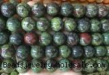 LSBS918 15 inches 16mm round dragon blood jasper gemstone beads wholesale LSBS918 15 inches 16mm round dragon blood jasper gemstone beads wholesale