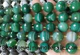 LSBS945 15 inches 16mm faceted round Banded agate gemstone beads wholesale LSBS945 15 inches 16mm faceted round Banded agate gemstone beads wholesale