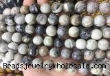 LSBS961 15 inches 14mm faceted round picasso jasper gemstone beads wholesale LSBS961 15 inches 14mm faceted round picasso jasper gemstone beads wholesale