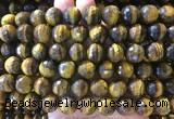 LSBS967 15 inches 14mm faceted round yellow tiger eye gemstone beads wholesale LSBS967 15 inches 14mm faceted round yellow tiger eye gemstone beads wholesale