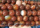 LSBS981 15 inches 18mm round banded agate gemstone beads wholesale LSBS981 15 inches 18mm round banded agate gemstone beads wholesale
