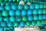 LSBS984 15 inches 16mm round synthetic chrysocolla gemstone beads wholesale LSBS984 15 inches 16mm round synthetic chrysocolla gemstone beads wholesale