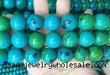 LSBS986 15 inches 20mm round synthetic chrysocolla gemstone beads wholesale LSBS986 15 inches 20mm round synthetic chrysocolla gemstone beads wholesale