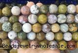 LSBS992 15 inches 16mm round ocean jasper gemstone beads wholesale LSBS992 15 inches 16mm round ocean jasper gemstone beads wholesale