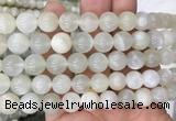 MSBS12 15 inches 10mm round moonstone gemstone beads wholesale