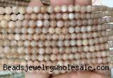 MSBS15 15 inches 4mm round moonstone gemstone beads wholesale