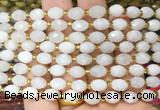 MSBS29 15 inches 6*8mm faceted rice white moonstone beads wholesale MSBS29 15 inches 6*8mm faceted rice white moonstone beads wholesale