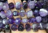 NABS05 15 inches 12*16mm - 13*18mm faceted nuggets amethyst beads NABS05 15 inches 12*16mm - 13*18mm faceted nuggets amethyst beads