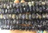 NGBS114 15 inches 8*12mm - 10*14mm faceted nuggets amethyst beads