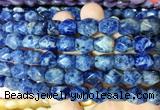 NGBS151 15 inches 9*11mm faceted nuggets sodalite gemstone beads