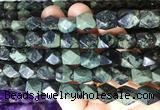 NGBS152 15 inches 9*11mm faceted nuggets kambaba jasper gemstone beads