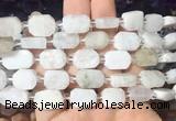 NGBS182 15 inches 10*14mm - 12*16mm freeform moonstone beads