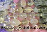 NGBS23 15 inches 8*12 - 10*14mm nuggets lemon quartz gemstone beads