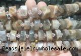 NGBS230 15 inches 10*14mm - 12*16mm faceted nuggets sunstone beads NGBS230 15 inches 10*14mm - 12*16mm faceted nuggets sunstone beads