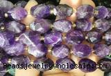NGBS237 15 inches 8*12mm - 12*16mm faceted nuggets amethyst beads NGBS237 15 inches 8*12mm - 12*16mm faceted nuggets amethyst beads