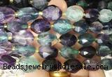 NGBS244 15 inches 8*12mm - 12*16mm faceted nuggets fluorite beads NGBS244 15 inches 8*12mm - 12*16mm faceted nuggets fluorite beads