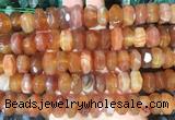 NGBS293 15 inches 8*14mm - 10*16mm faceted nuggets agate beads wholesale NGBS293 15 inches 8*14mm - 10*16mm faceted nuggets agate beads wholesale
