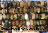 NGBS294 15 inches 8*14mm - 10*16mm faceted nuggets agate beads wholesale NGBS294 15 inches 8*14mm - 10*16mm faceted nuggets agate beads wholesale