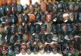 NGBS295 15 inches 8*14mm - 10*16mm faceted nuggets agate beads wholesale NGBS295 15 inches 8*14mm - 10*16mm faceted nuggets agate beads wholesale