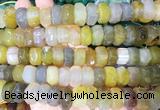 NGBS298 15 inches 8*14mm - 10*16mm faceted nuggets agate beads wholesale NGBS298 15 inches 8*14mm - 10*16mm faceted nuggets agate beads wholesale