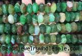 NGBS303 15 inches 8*14mm - 10*16mm faceted nuggets agate beads wholesale NGBS303 15 inches 8*14mm - 10*16mm faceted nuggets agate beads wholesale