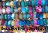 NGBS309 15 inches 8*14mm - 10*16mm faceted nuggets agate beads wholesale NGBS309 15 inches 8*14mm - 10*16mm faceted nuggets agate beads wholesale