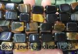 NGBS339 15 inches 12*16mm - 13*18mm nuggets yellow blue tiger eye beads wholesale NGBS339 15 inches 12*16mm - 13*18mm nuggets yellow blue tiger eye beads wholesale
