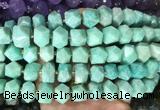 NGBS371 15 inches 13*18mm - 15*20mm faceted nuggets amazonite beads wholesale NGBS371 15 inches 13*18mm - 15*20mm faceted nuggets amazonite beads wholesale