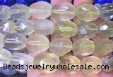 NGBS48 15 inches 12*16 - 13*18mm faceted nuggets lemon quartz beads