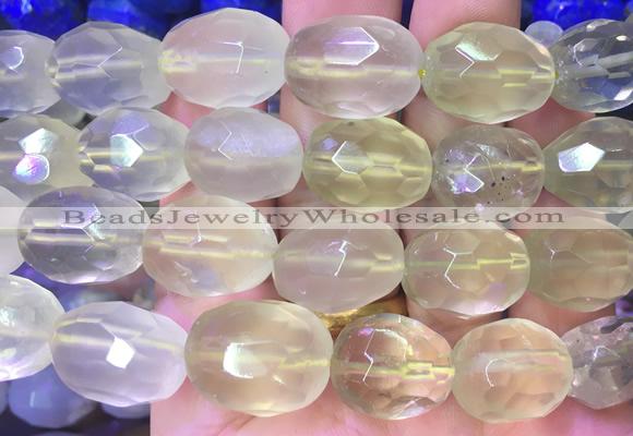 NGBS48 15 inches 12*16 - 13*18mm faceted nuggets lemon quartz beads