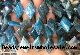 NGBS97 15 inches 13*22mm - 15*25mm faceted marquise apatite beads