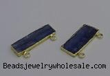 NGC5665 12*38mm - 15*35mm rectangle blue kyanite connectors