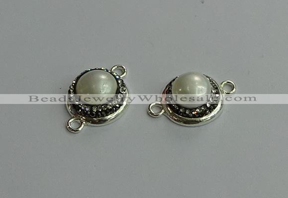 NGC6640 16mm coin pearl connectors wholesale