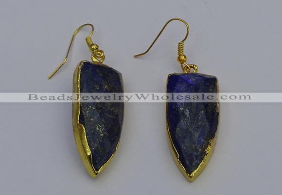 NGE5073 12*35mm - 15*40mm arrowhead lapis lazuli pendants