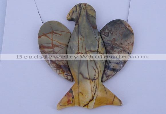 NGP10 Picasso jasper gemstone pendants set jewelry wholesale