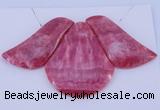 NGP112 Dyed rhodochrosite gemstone pendants set jewelry wholesale