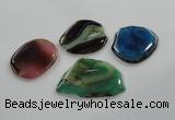 NGP1181 40*50mm - 50*70mm freeform agate gemstone pendants wholesale