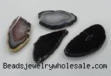 NGP1193 40*60mm - 50*70mm freeform agate gemstone pendants wholesale