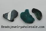 NGP1196 30*50mm - 40*70mm freeform agate gemstone pendants wholesale