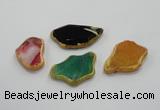 NGP1201 30*40mm - 40*55mm freeform agate gemstone pendants wholesale